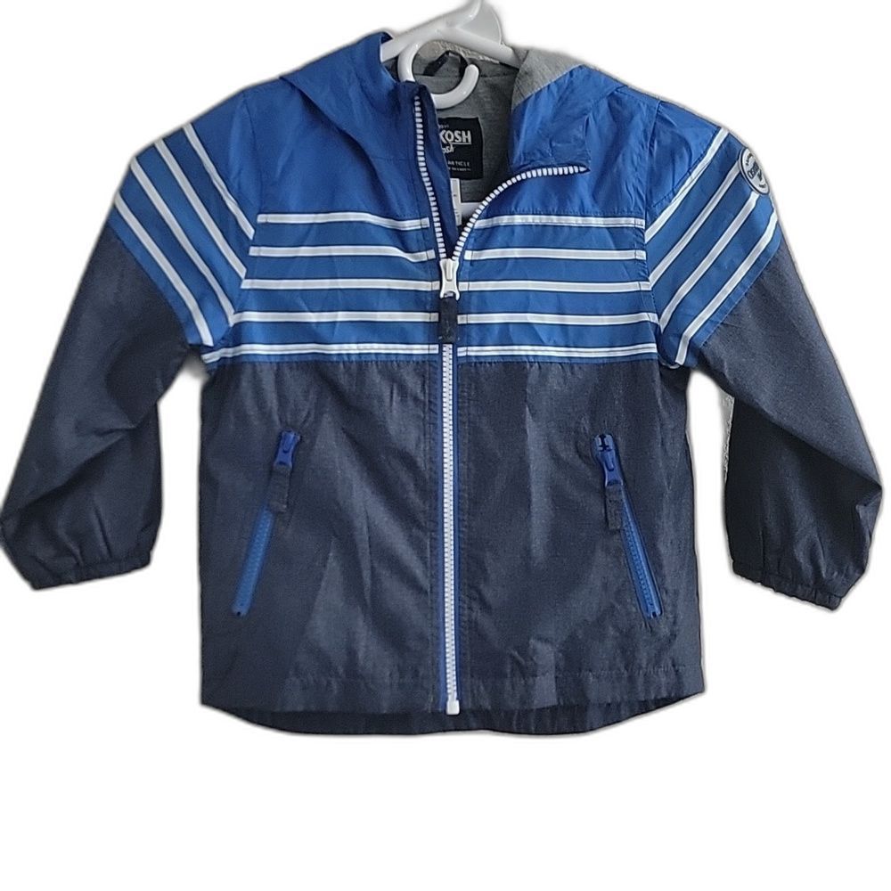 BOYS OSHKOSH B'Gosh Blue Windbreaker 4T